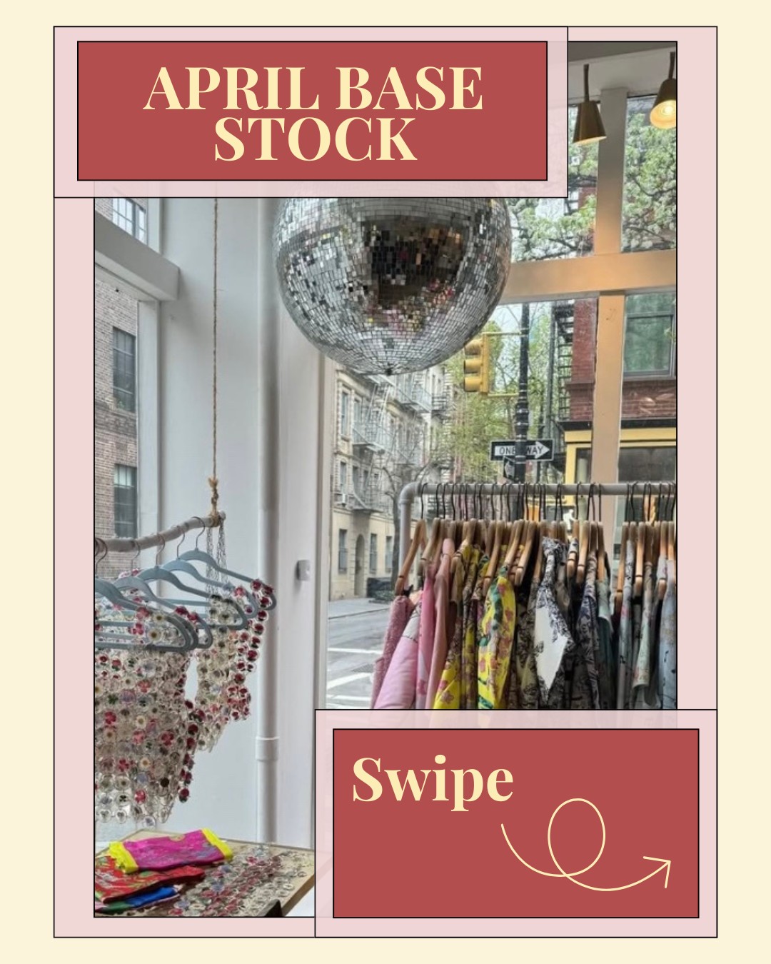 WEX Instagram post: April base stock, swipe